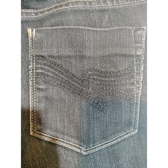 White House Black Market dark blue jeans boot cut woman size 00 - Picture 3 of 5